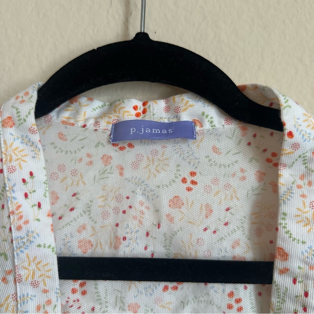 P.JAMAS Floral Robe - Picture 2 of 7
